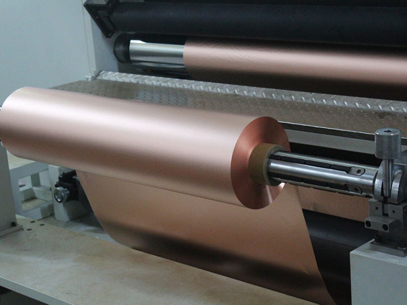锂聚合物电池为什么用铜箔，铜箔分切机行业应用。